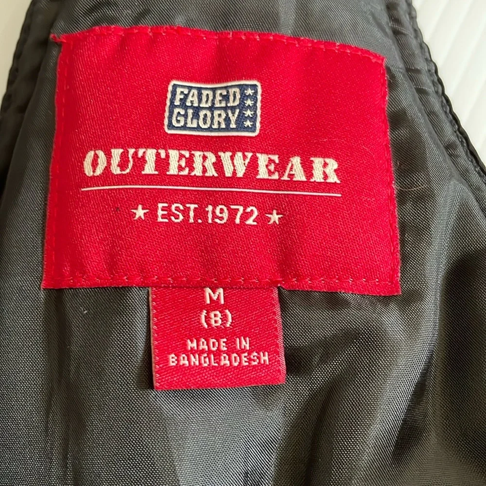 Faded Glory black bib overall snow pants.  Size medium